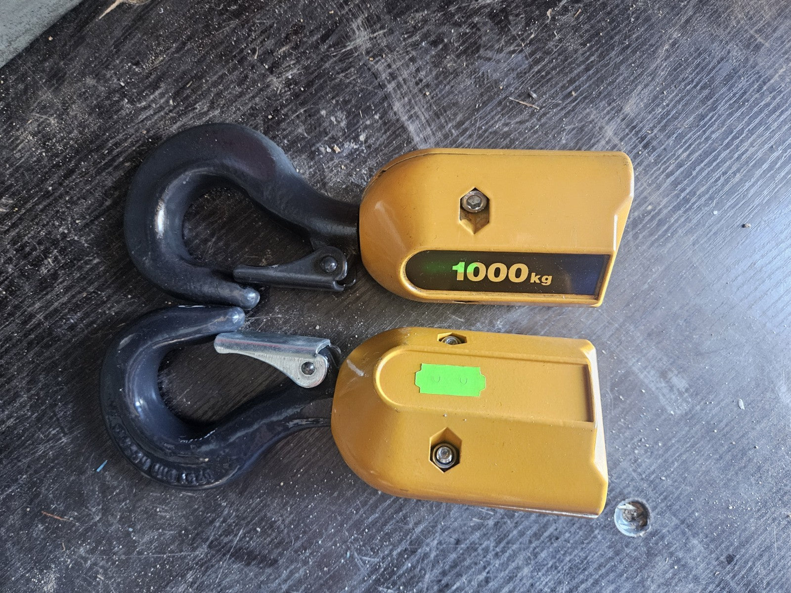 1 x Demag SWF KONE Haken Unterflasche Kranhaken, Neu Unused 1000kg, 025TDINK050