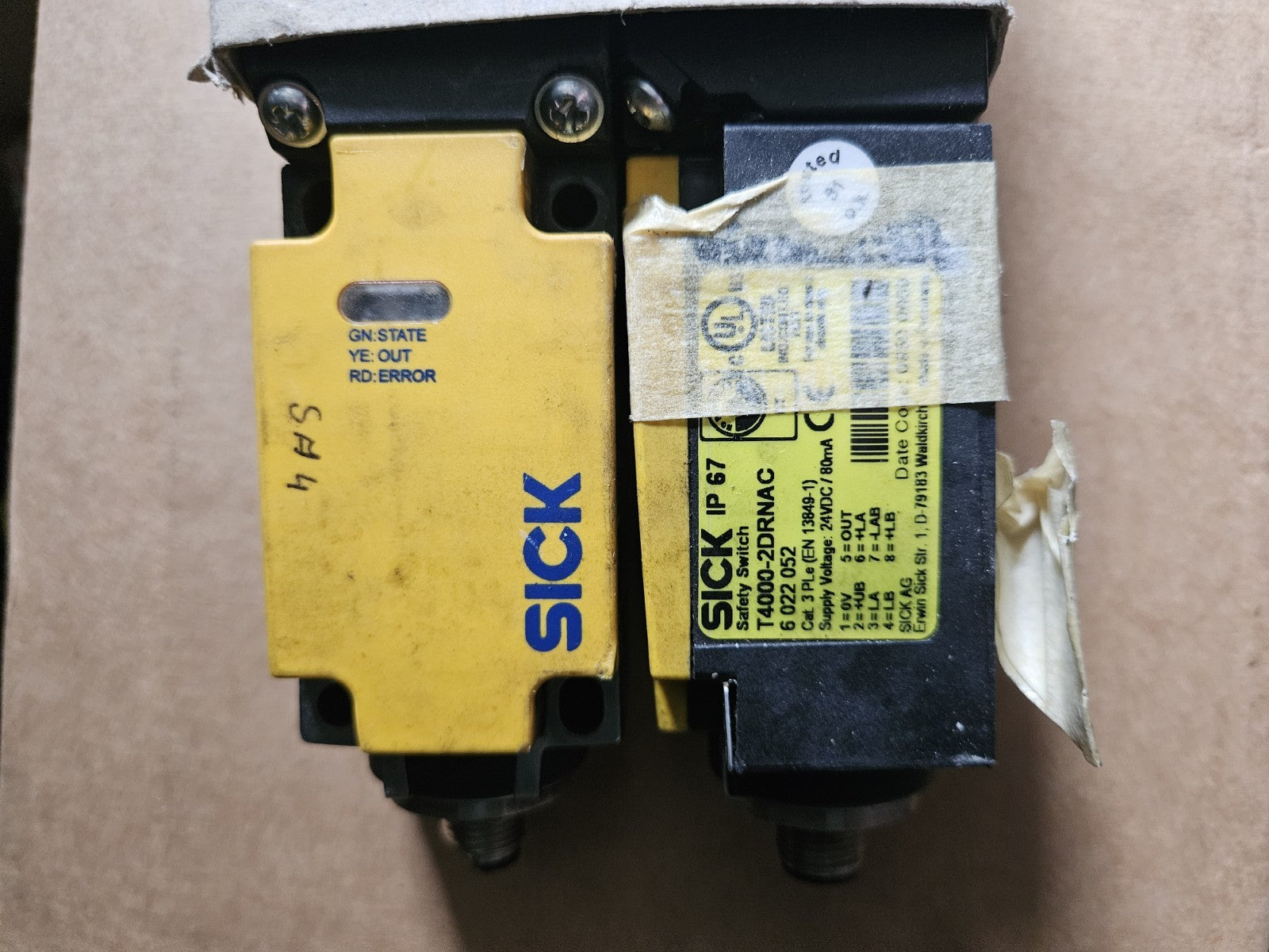 Sick Auswerteeinheit Sensor T4000-2DRNAC Betätiger 6022052 Tested, Fully Working