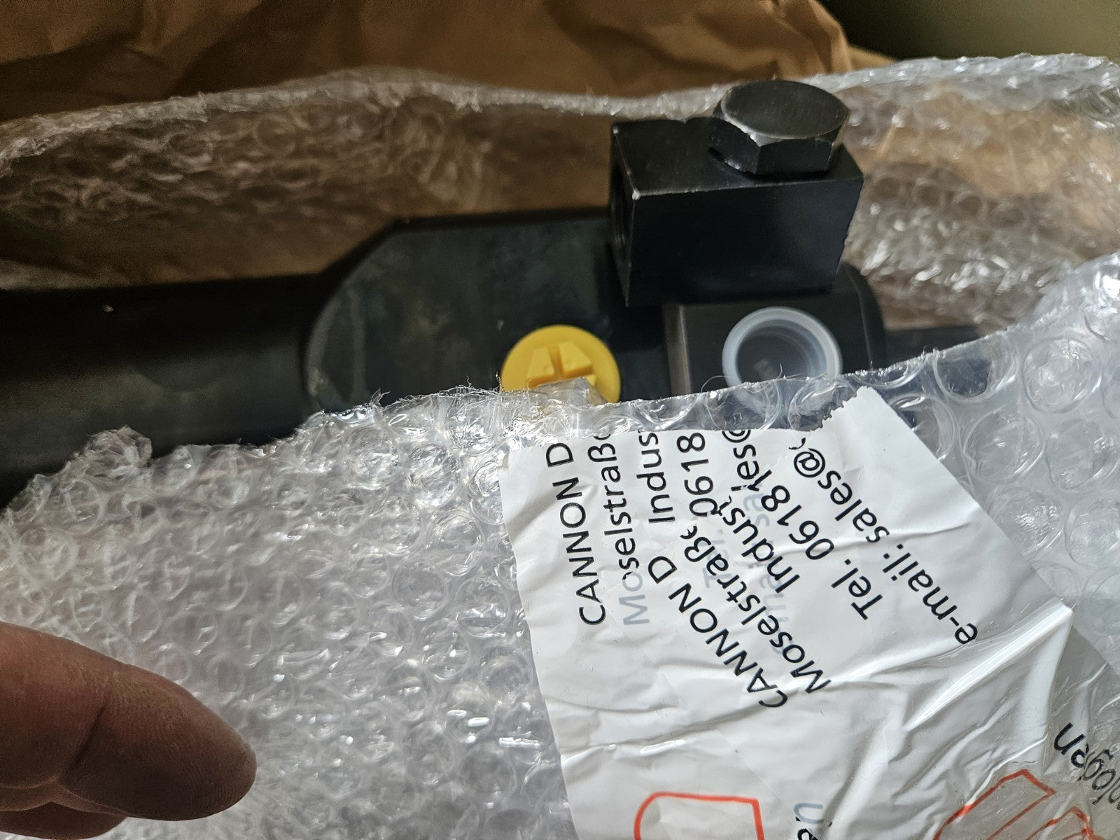 Cannon Mixing Head 01265PA.23.27MR1, W07850AB0, M.09.09 new Unused Neu NOS