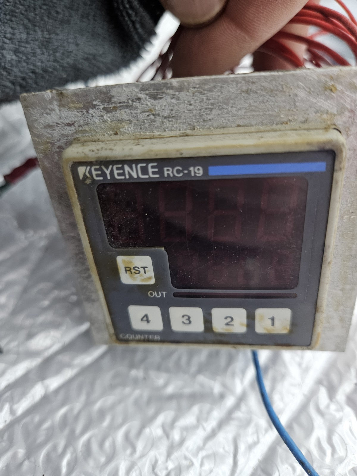 Keyence RC-19 Digital Counter RC 19 Elektronischer Zähler, Used, Tested