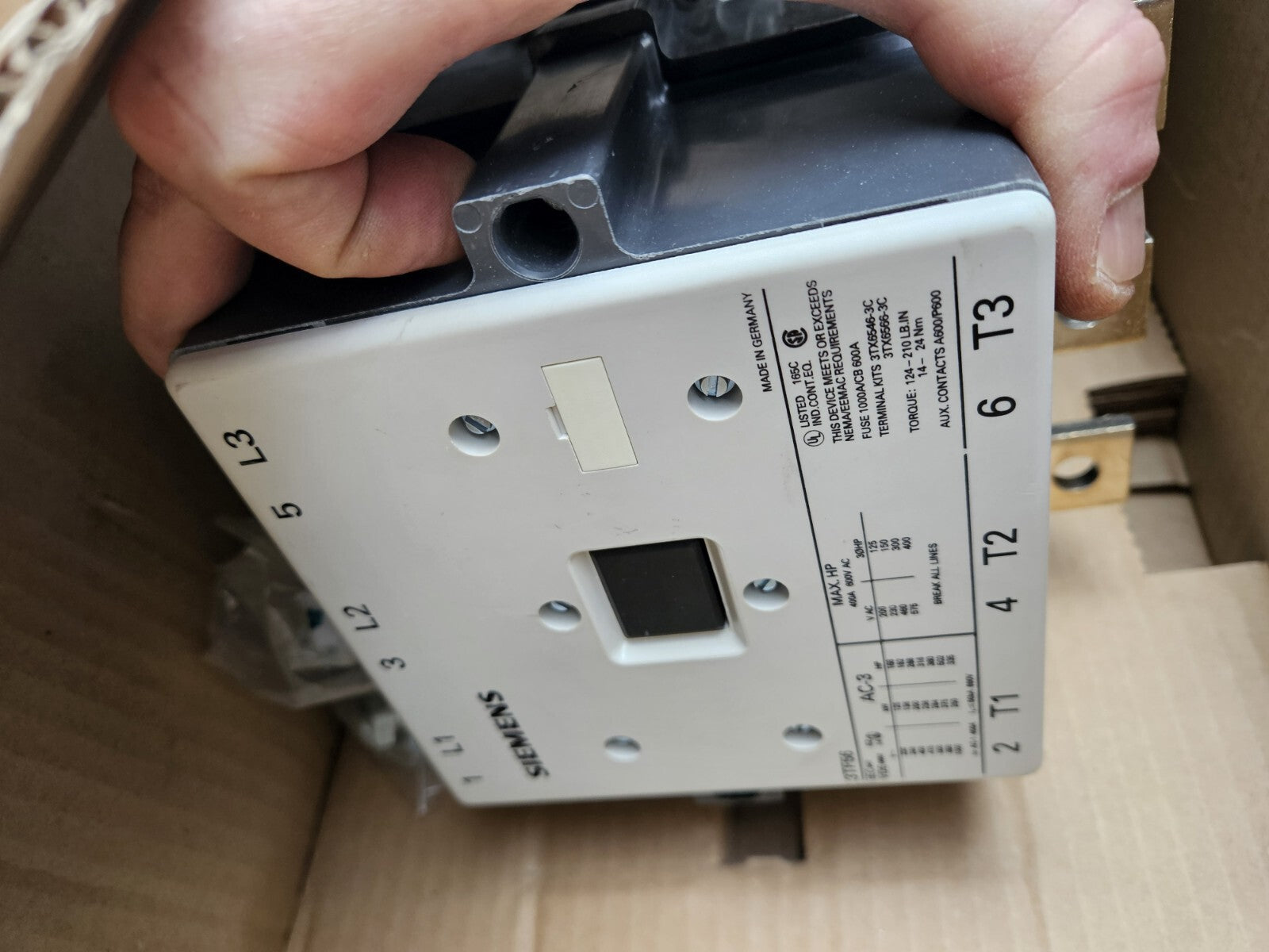 Siemens 3TF5644-0AL2, 3TF56 440AL2, AC contactor Schütz, New In Box, Neu/ovp
