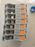 7x WAGO 285-150 285150 02850150 2-Leiter-Durchgangsklemme Neu New Unbenutzt 