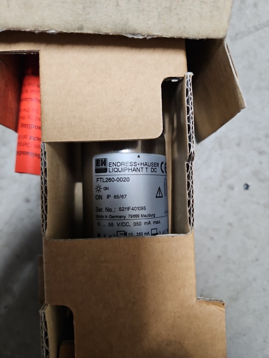 FTL260-0020 Endress+Hauser, Neu/ovp, New In Box, Unused, Worldwide Shipping