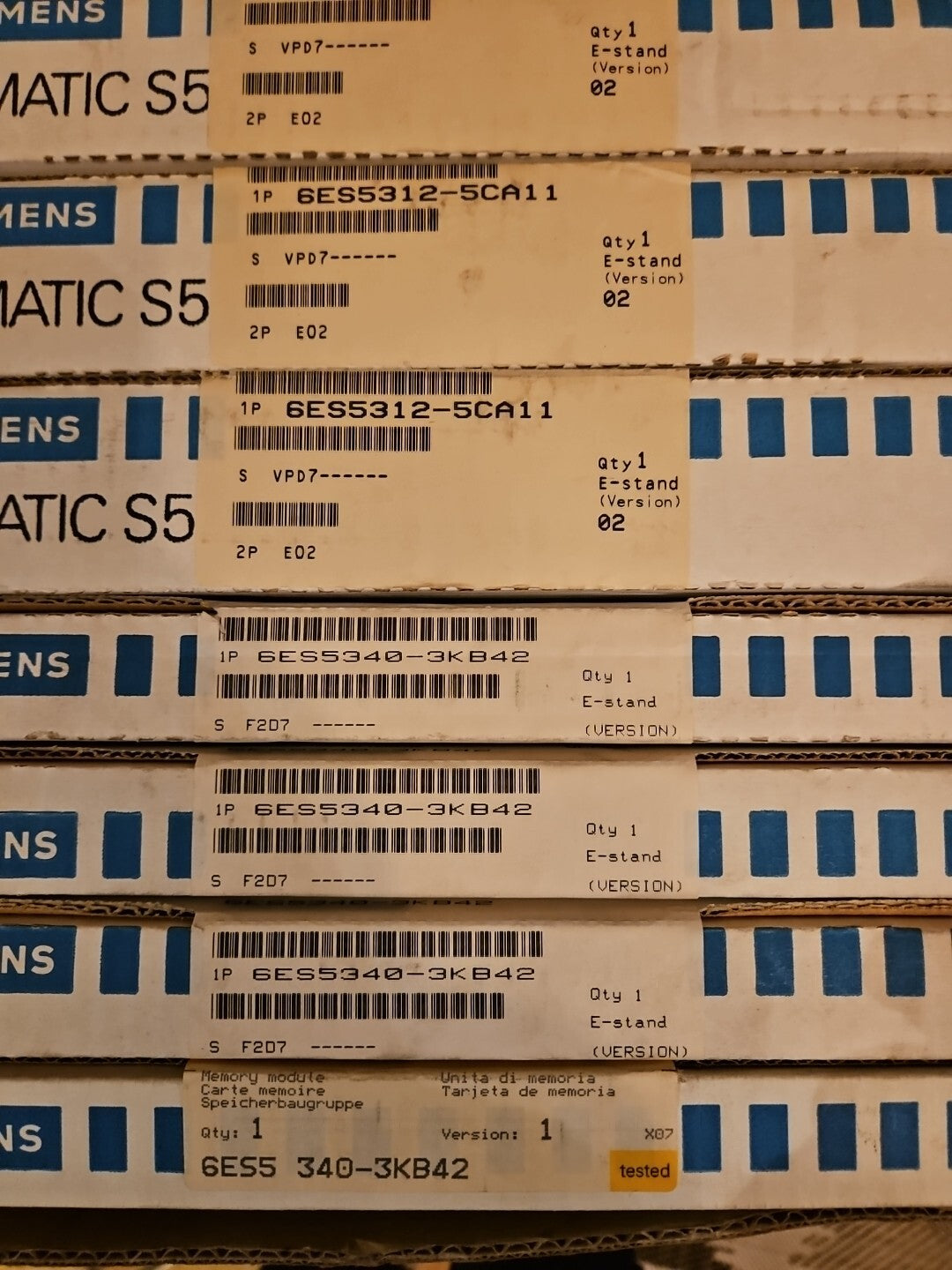 Siemens Simatic S5 6ES5340-3KB42  6ES5 340-3KB42 Brandnew In Box, NoS, Neu, 