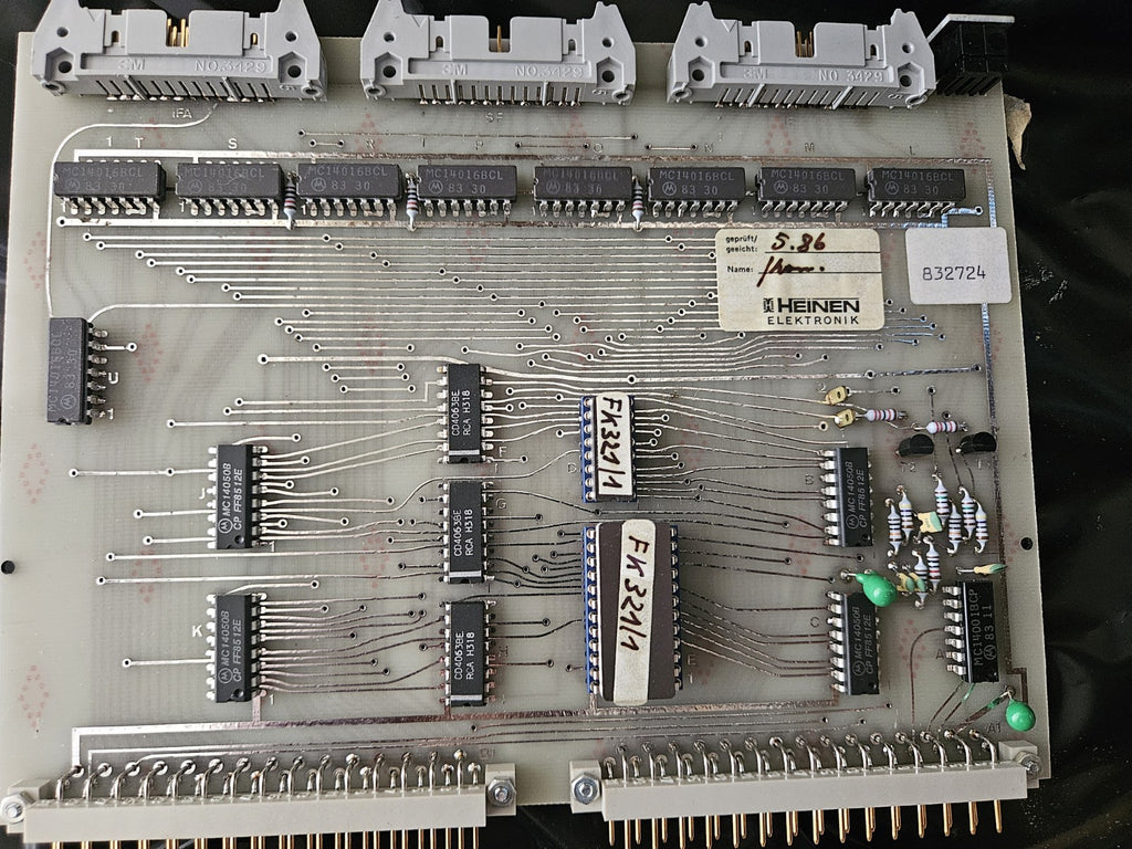HEINEN Elektronik Platine, Karte 60778-7.4,  832.724, Neu/Ovp,  New In BOX NOS