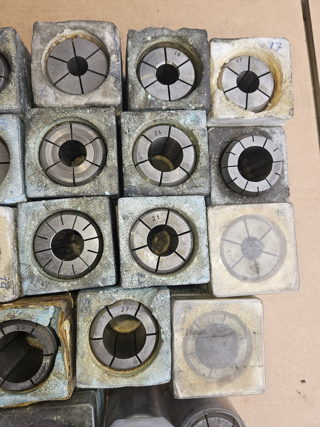 29 Teile/PC Spannzangensatz 8mm-32mm, diverse Grössen Aus LAGERAUFLÖSUNG