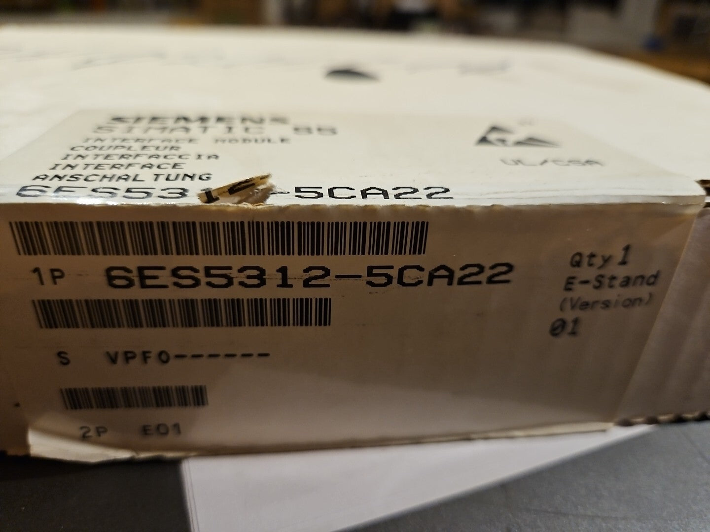 (New in sealed box) 6ES5312-5CA22 SIEMENS, Neu, SIEGEL, new Unused SIMATIC S5