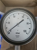 Gulbinat M4/160, 38825002, Feinmess Druck Manometer / Pressure Gauge, Neu/ovp
