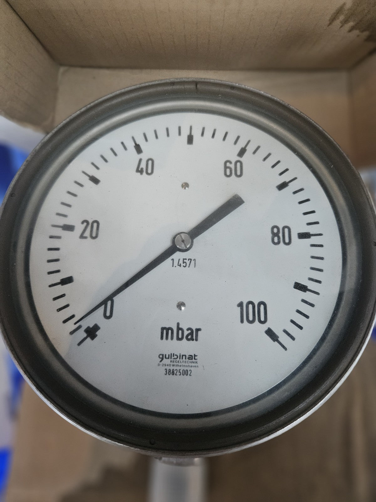 Gulbinat M4/160, 38825002, Feinmess Druck Manometer / Pressure Gauge, Neu/ovp