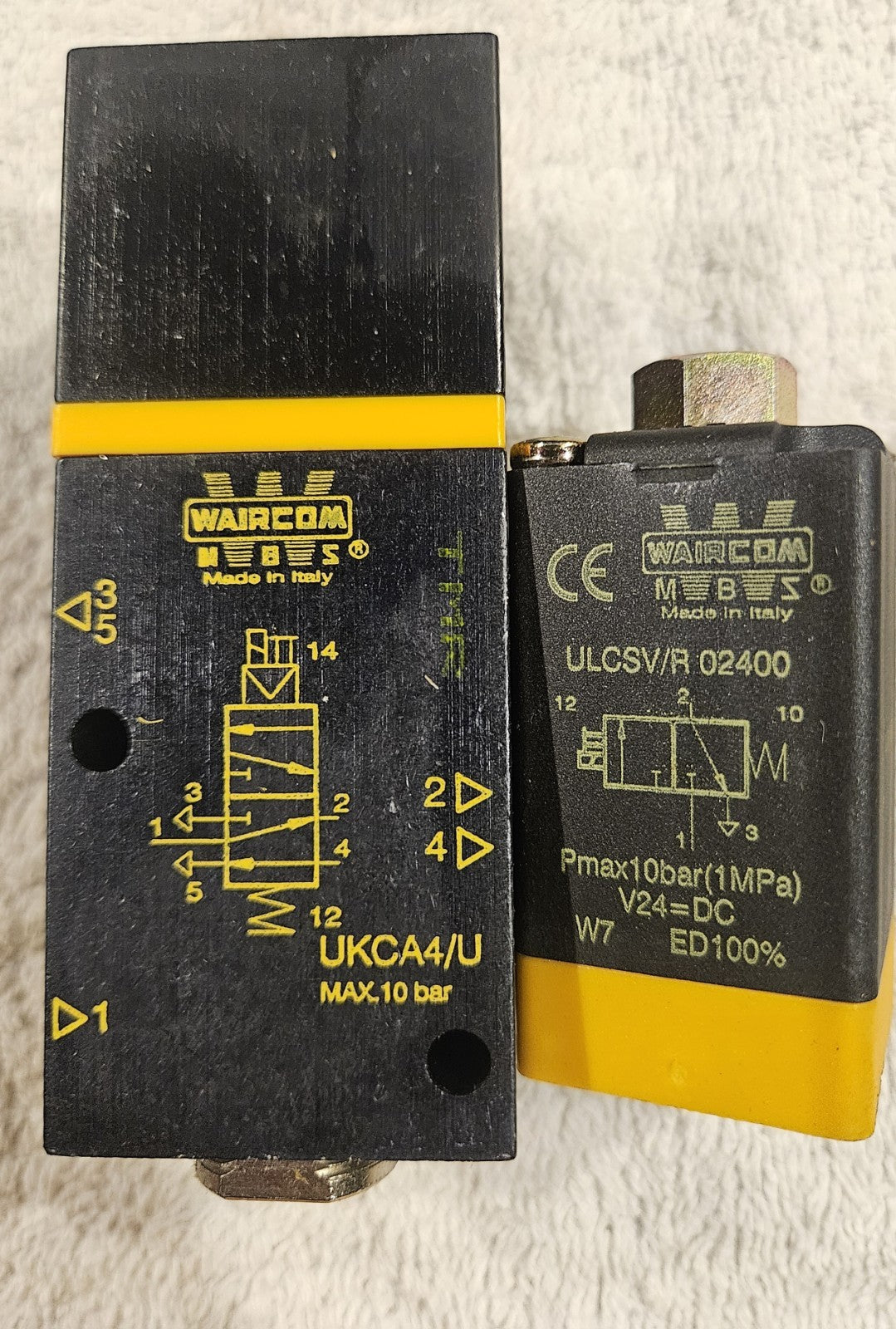 Waircom UKCA4/U, max.10 Bar solenoid Valve, Ventil New In Box Unused Neu/ovp