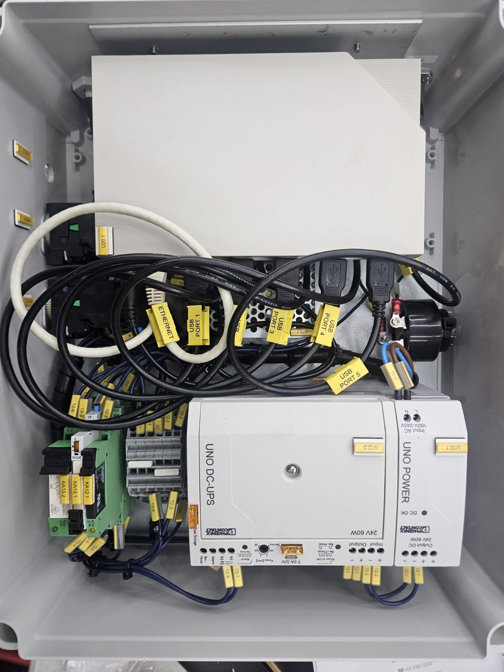 Biion Incubator Control Housing / Enclosure (IP55, 230VAC, 24VDC UPS, USB/Ethern
