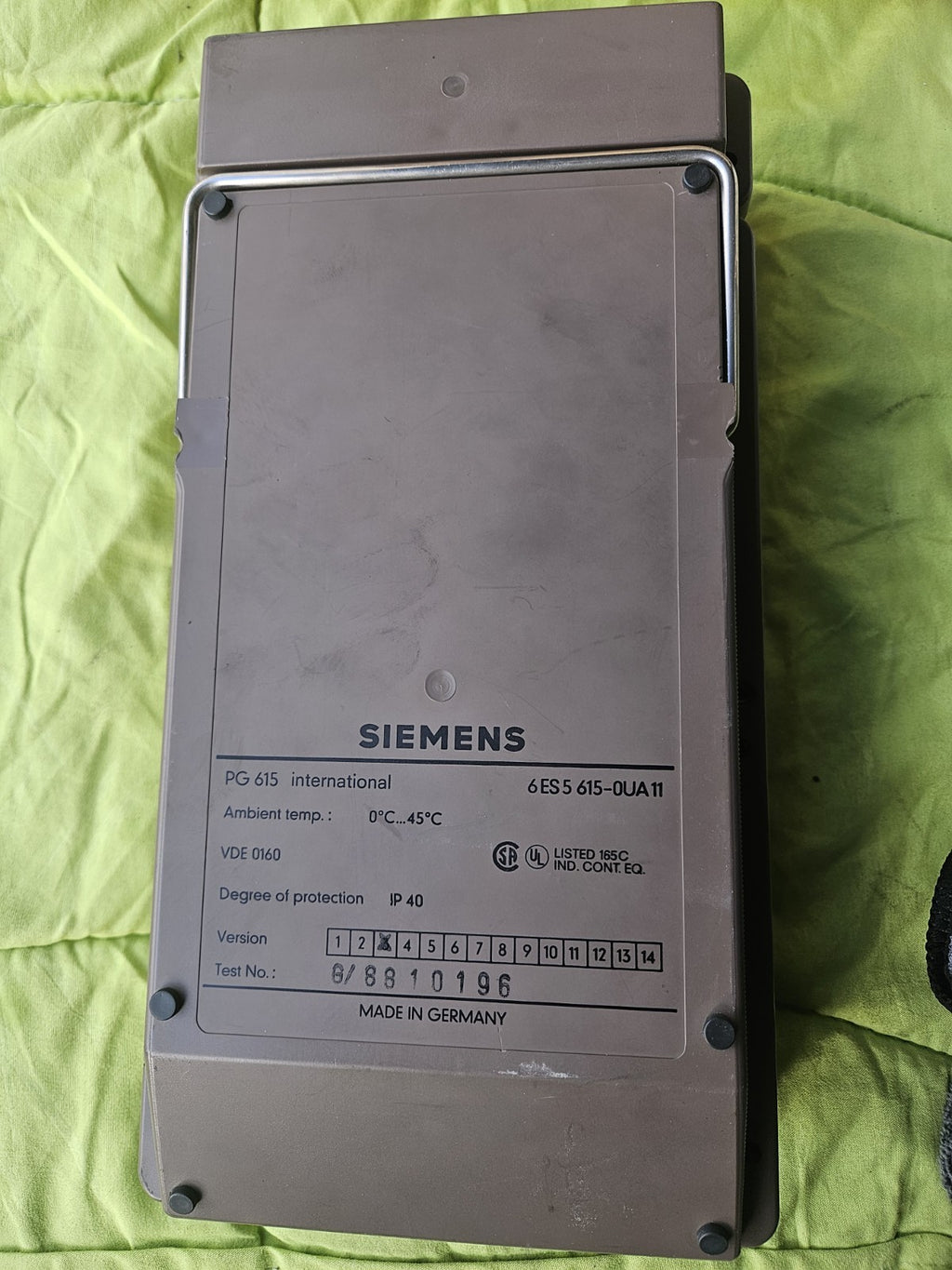 SIEMENS 6ES5615-0UA11 SIMATIC S5 PG 615 HAND-PROGRAMMIERGERAET Neuwertig!