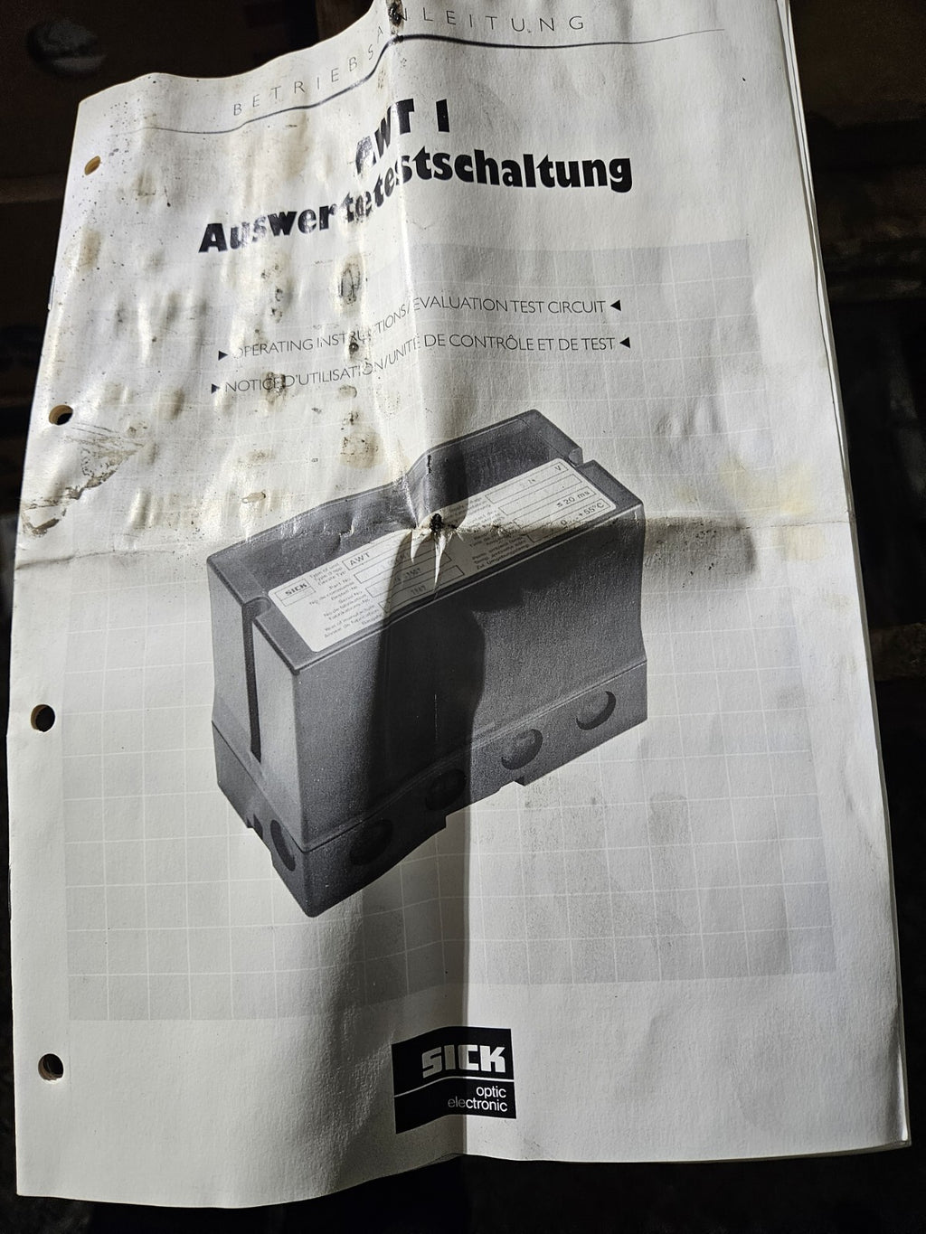 SICK AWT-1-11 / AWT111 Brandnew, Neu, Unbenutzt, New Old Stock Worldwide Shippin