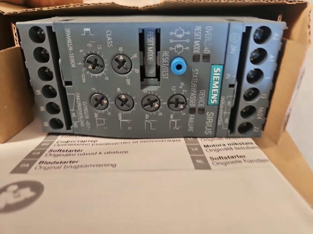 Siemens Sirius Sanftstarter 3RW4024-1BB04, 3RW4 024-1BB04 Neu/ovp Unused 