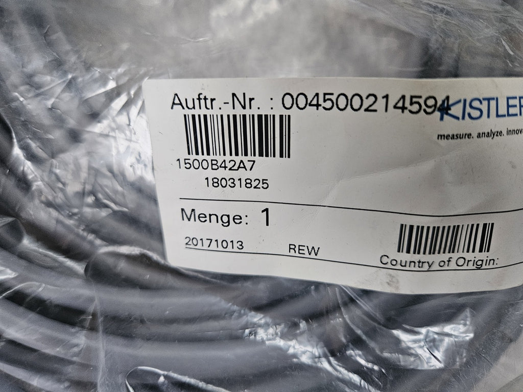 Kistler 1500B43A7 Sensorcable,verbindungskabel SENSOR Neu/ovp,Krauss Maffei New