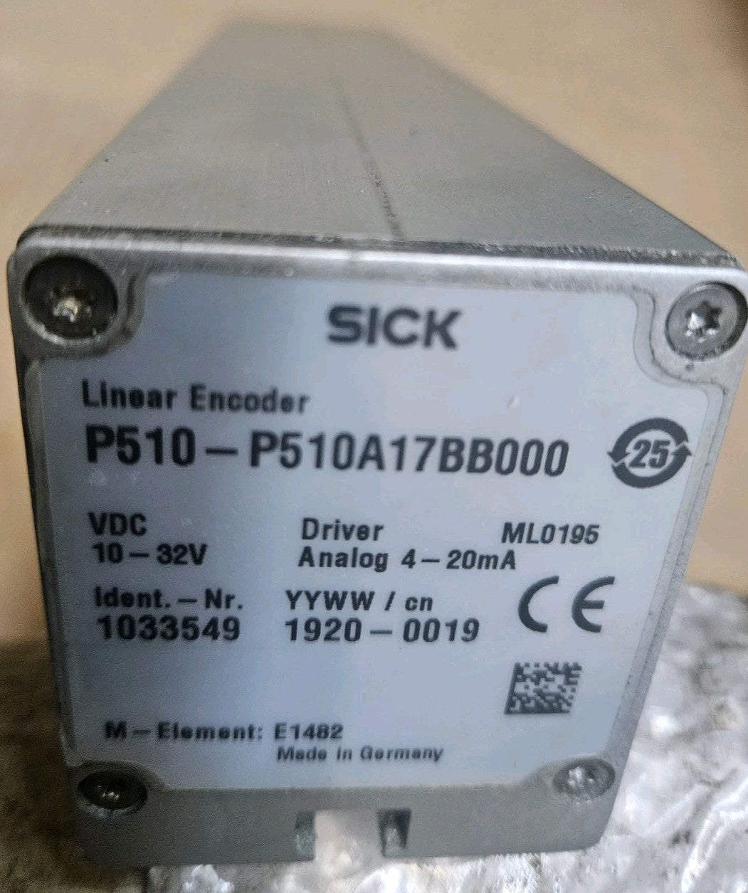 Sick P510 Linear Encoder 1033549 P510-P510A17BB000 -new-unused- Neu no Box