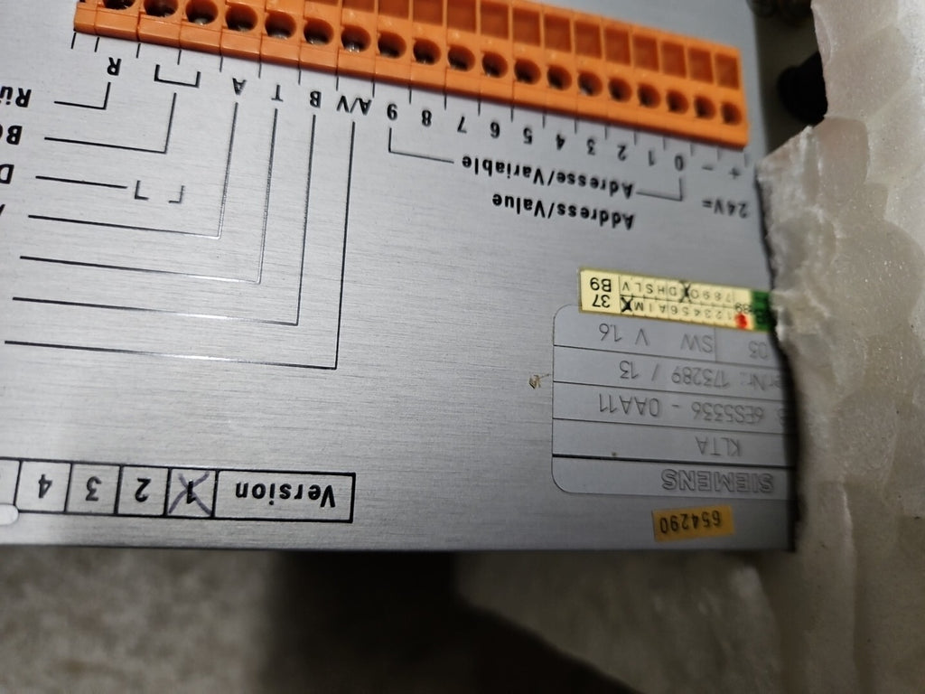 Siemens KLTA 336 6ES5336-0AB11 Vers.: 03/V1.6 + 6ES5 373-0AA11 Vers.: 01 NOS,neu