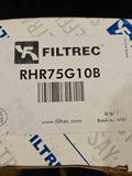 FILTREC FILTER ZX-RHR75G10B Hydraulic Filter, BRANDNEW in BOX, neu/ovp