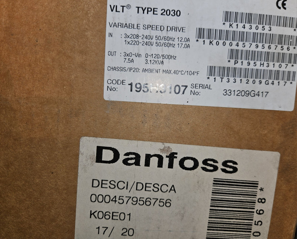 Danfoss VLT 2030 195H3107 Neu/ovp, Umformer, Wechselrichter