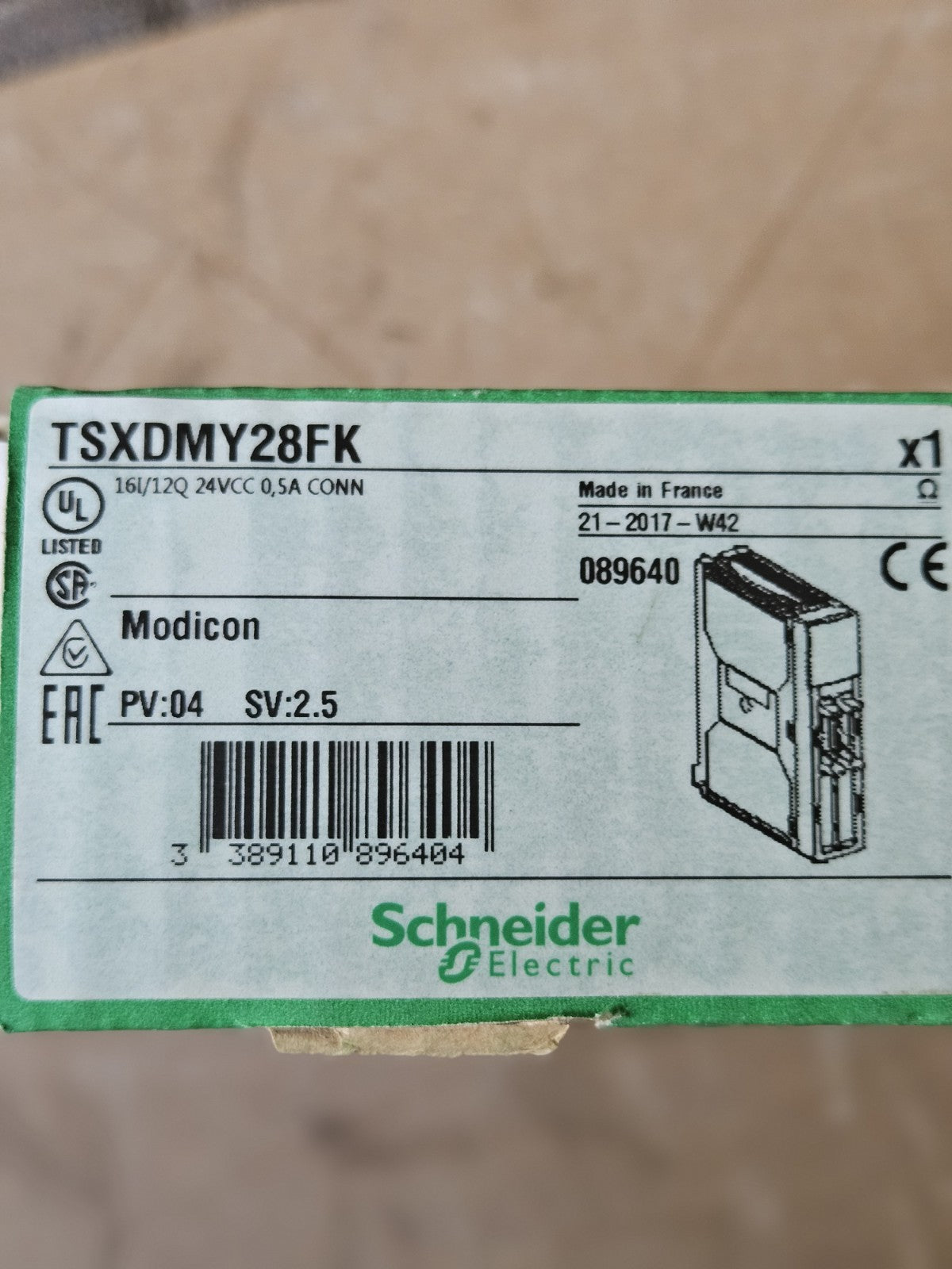 SCHNEIDER Electric TSXAEY810, 3389110876345, Analog Input Module, new in Box 