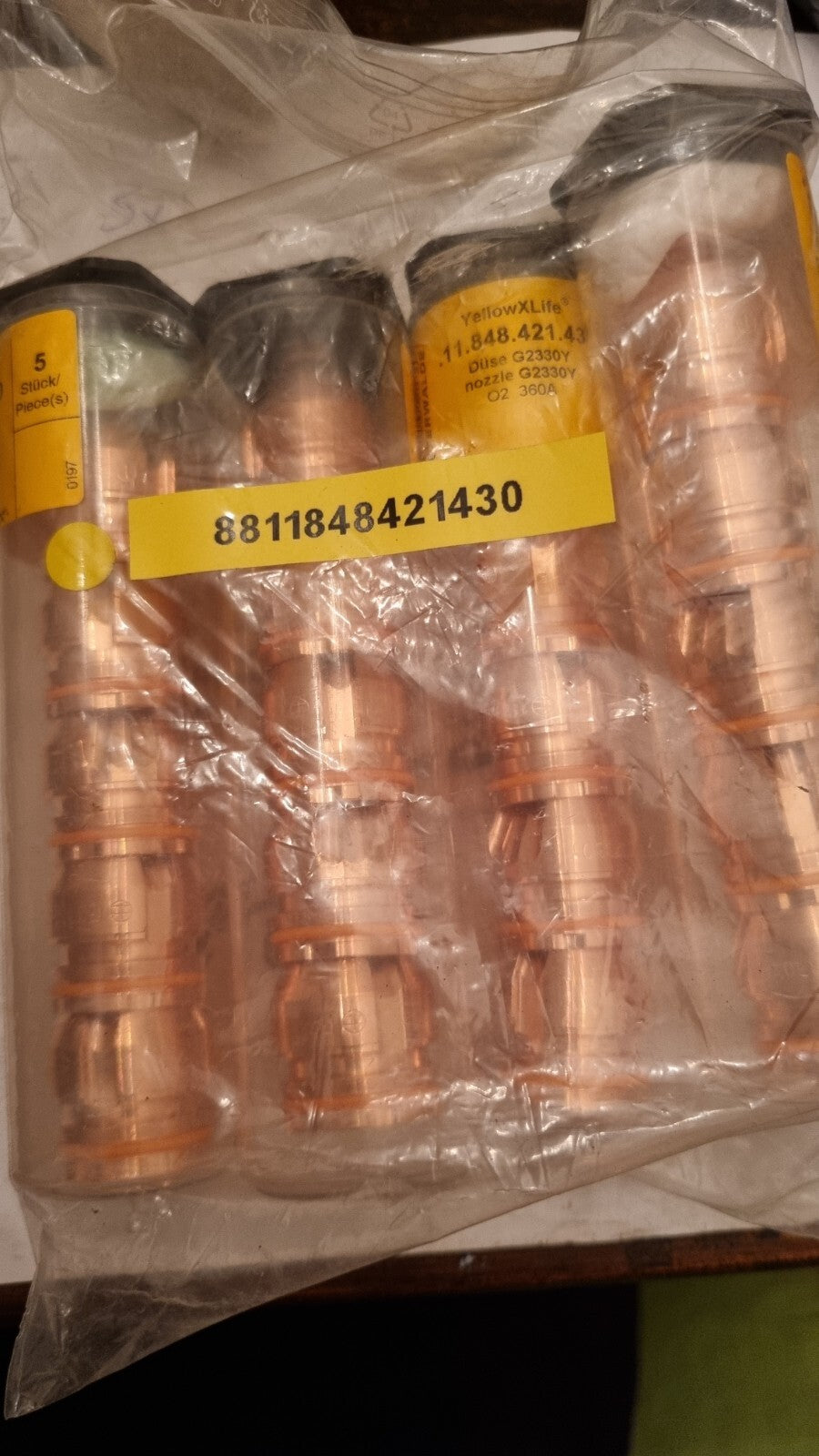 1 xKjellberg HiFocus Düse G2330Y 11.848.421.430 O2 300A nozzle thermacut neu/new