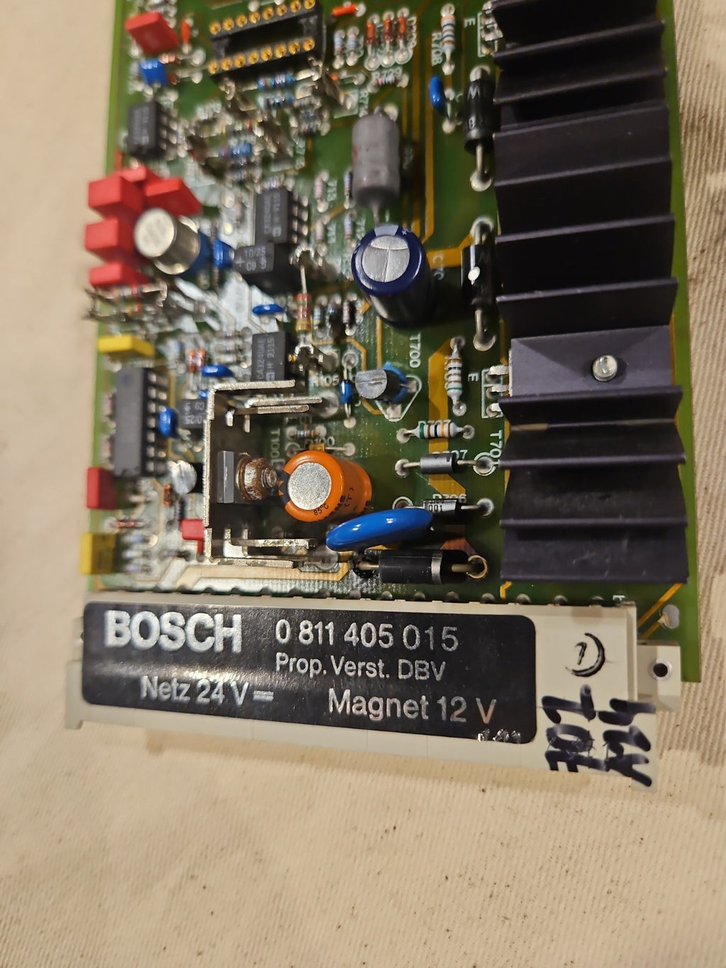 BOSCH 0 811 405 015, 0811405015,  Prop.Verst. DBV, Krauss Maffei, used, Tested