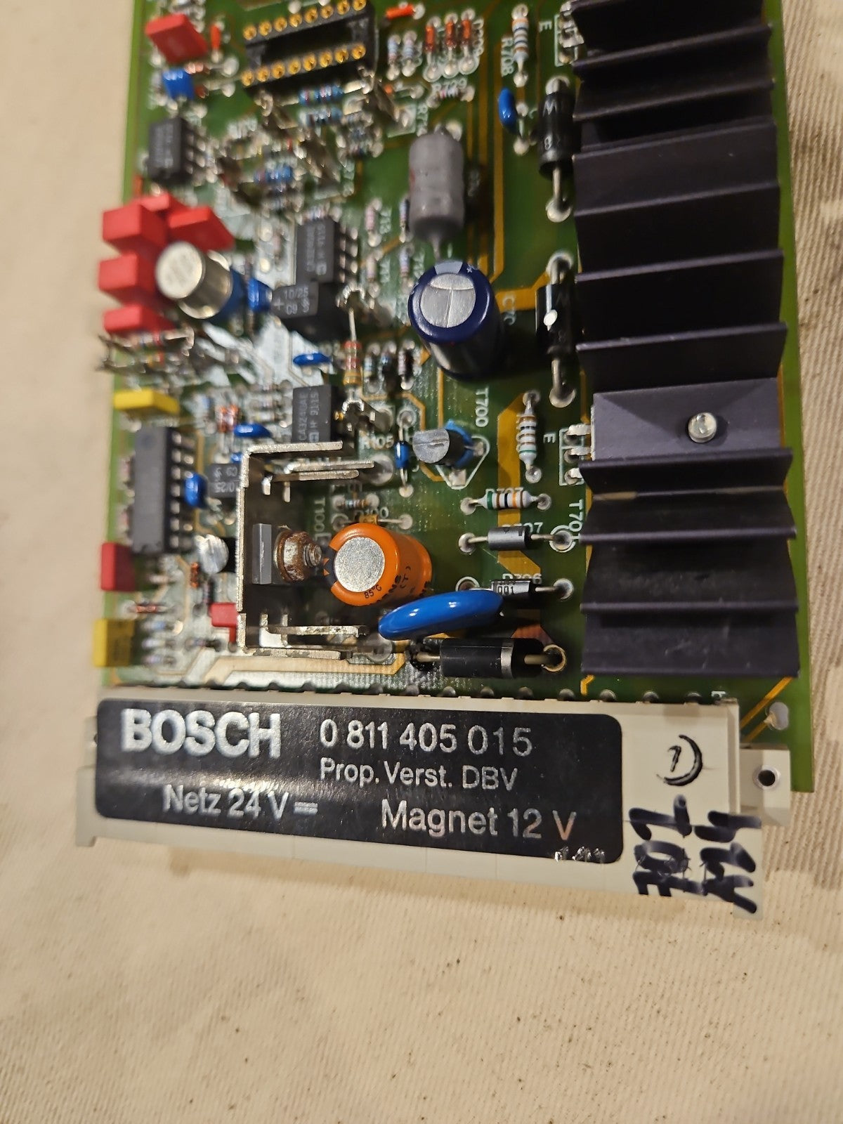 BOSCH 0 811 405 015, 0811405015,  Prop.Verst. DBV, Krauss Maffei, used, Tested