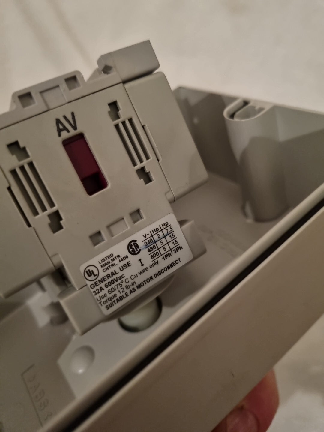 Allen Bradley 194E-A32-1753 Ser B Ladung Schalter+Gehäuse, neu, ungebraucht, new