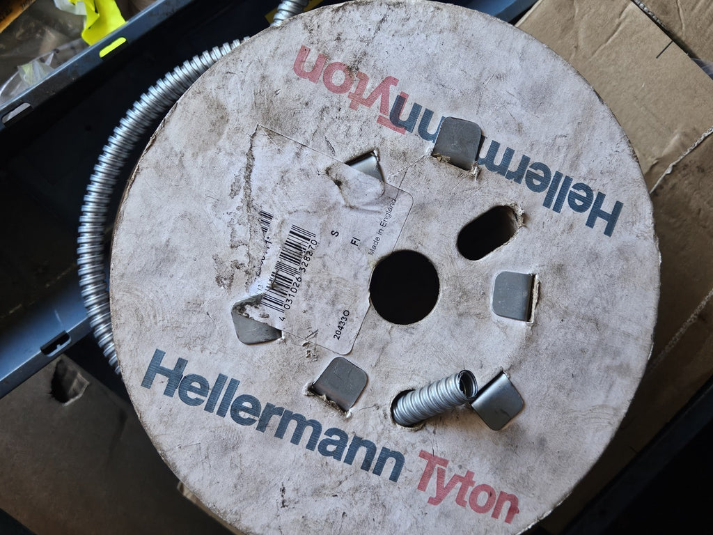 NEU Unbenutzt New Hellermann SC12-GS-ML, 166-30111 Metallschlauch Ca.6m Schlauch