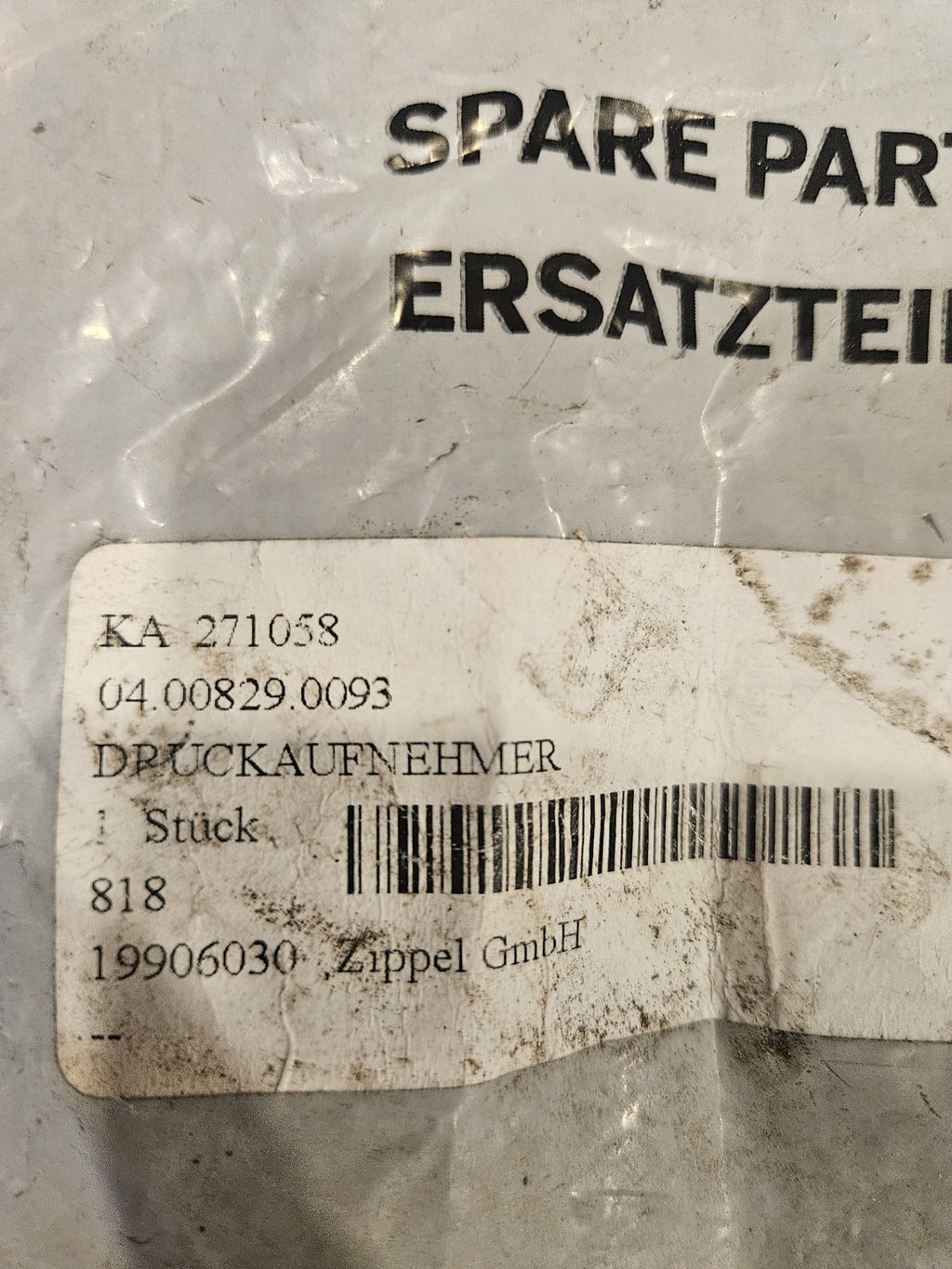 Hammmelmann. 04.00829.0093. pressure Water switch, New Sealed, Unused Neu/ovp