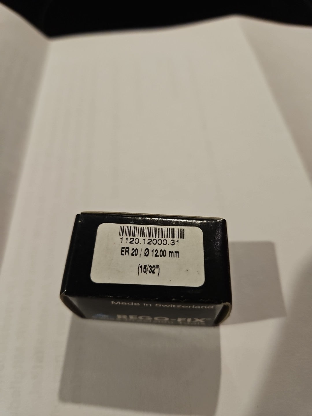 Brand New Rego-Fix ER20 12mm Ultra Precision Collet 15/32" Size 1120.0600.31 Neu