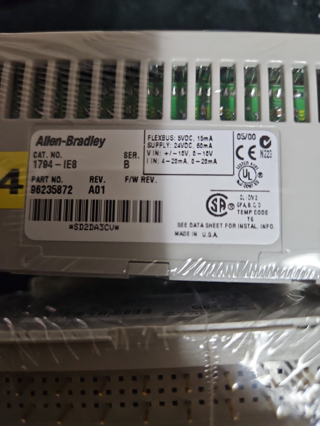 AB 1794-IE8 Ser. B Flex 8 Point, 96235872, Analog Input Module, new unused, neu