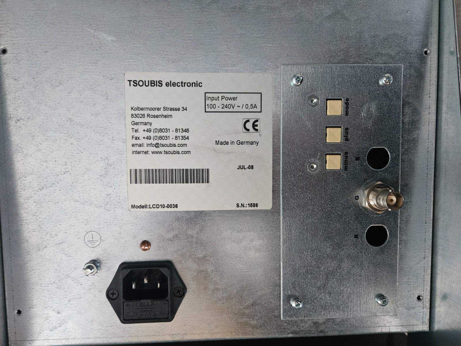 Krauss Maffei, Demag, Arburg, Engel LCD Monitor, Steuerung fully working, tested