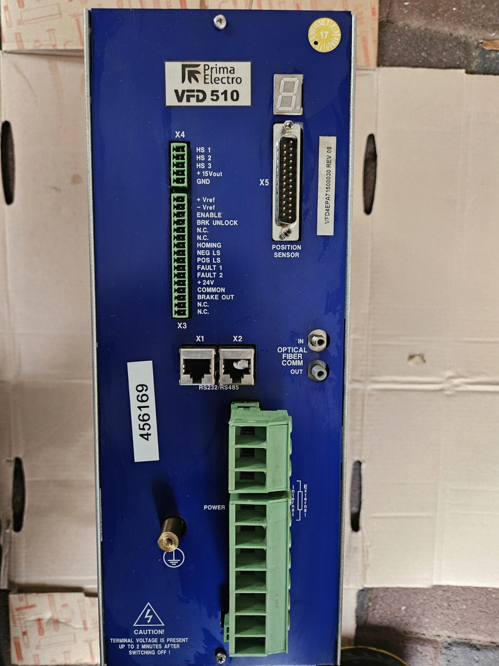 PRIMA ELECTRO VFD510 VFD4EPA71500030 Used Refurbished, Like New, Fully Working 
