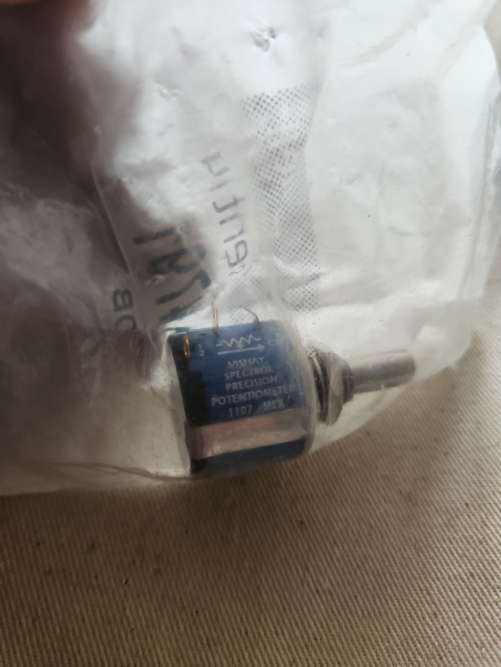 Farnell 114-4791, Vishay Spectrol 534 Res 20K,  Poti, new in Sealed bag, Unused