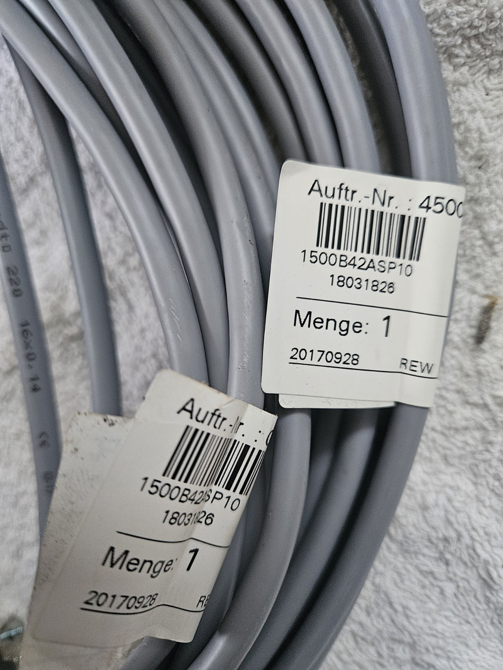 Kistler 1500B42ASP10 Sensorcable,verbindungskabel SENSOR Neu/ovp,Krauss Maffei