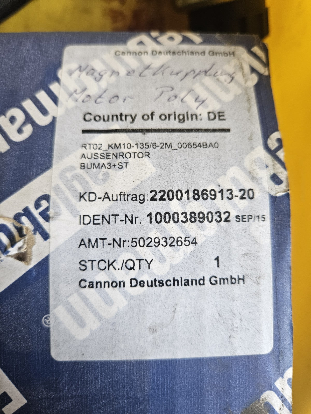 EagleBurgmann RT02 KM10-135/6-2M_00654BA0, AUSSENROTOR, BUMA3+ST, 502932654 NEU