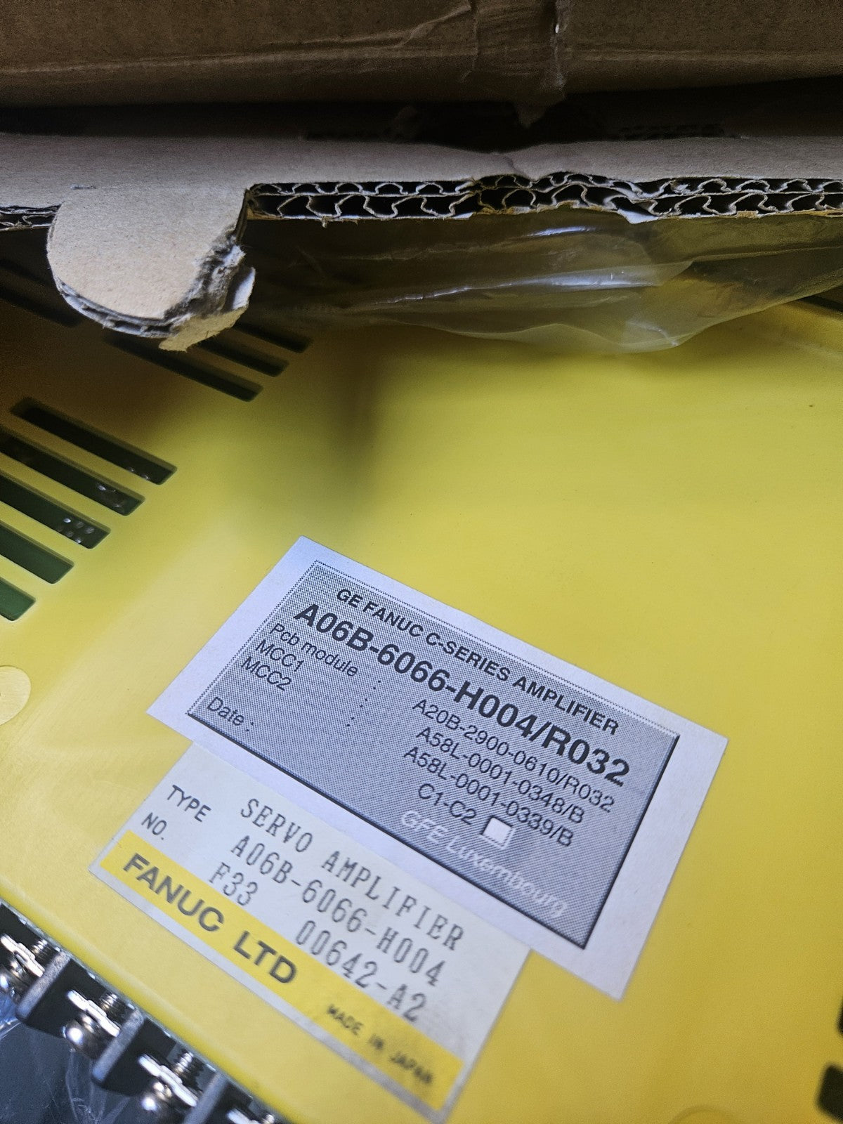 Fanuc A06B-6066-H004 SERVO AMPLIFIER AC 0S/5S/10S/20S/150 New In Box, Neu/ovp