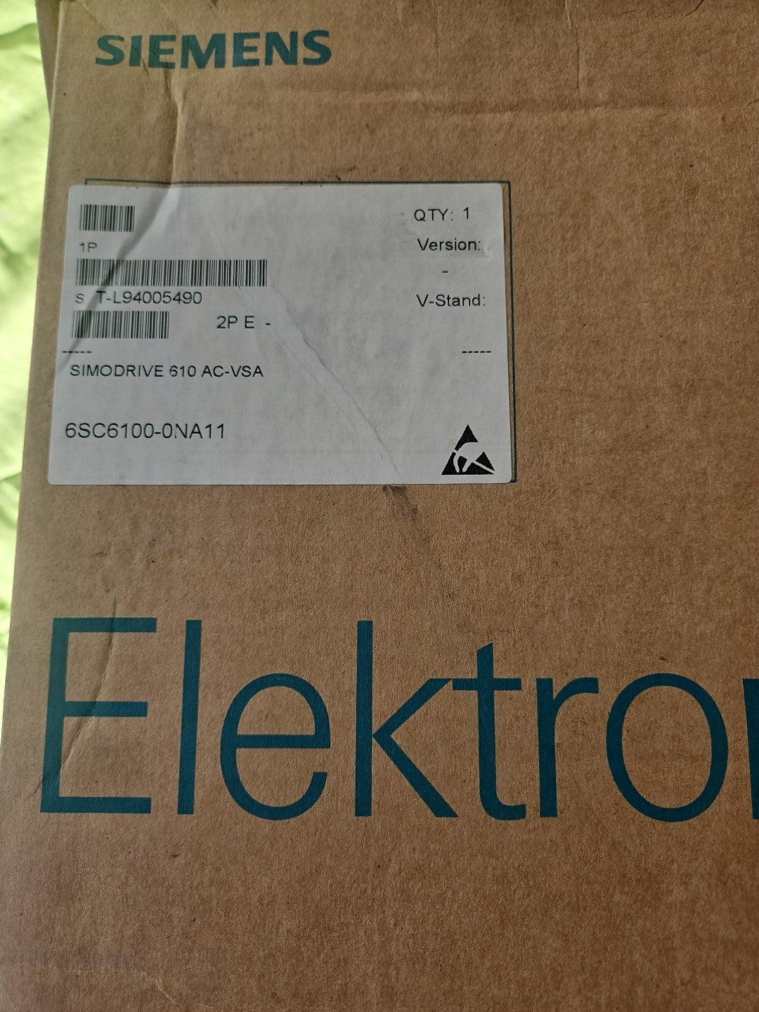 Siemens 6SC6100-0NA11 / 6SC6 100-0NA11 SIMODRIVE 610 AC-VSA FBG Regelung analog 