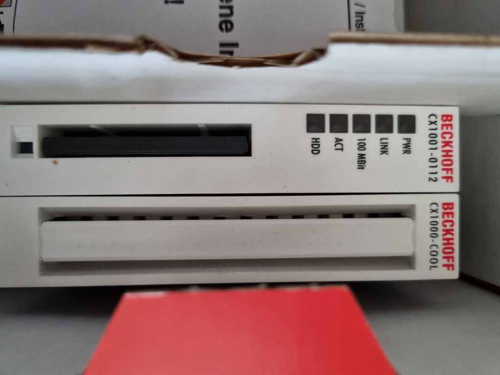 BECKHOFF Model CX1001-0112 CX1900-0013 CX1800-0101 CPU DRIVE neu/ovp