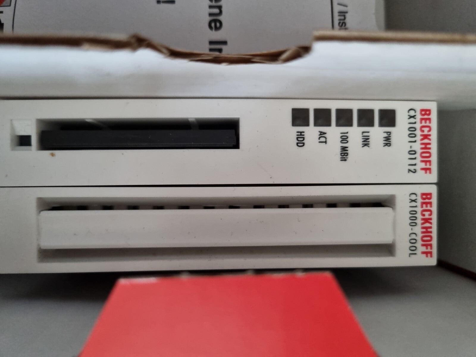 BECKHOFF Model CX1001-0112 CX1900-0013 CX1800-0101 CPU DRIVE neu/ovp