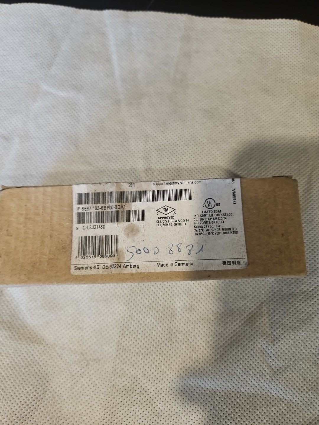  Siemens 6ES7193-6BP00-0DA1 SIMATIC ET 200SP 6ES7 1936BP000DA1 Neu/ovp New 