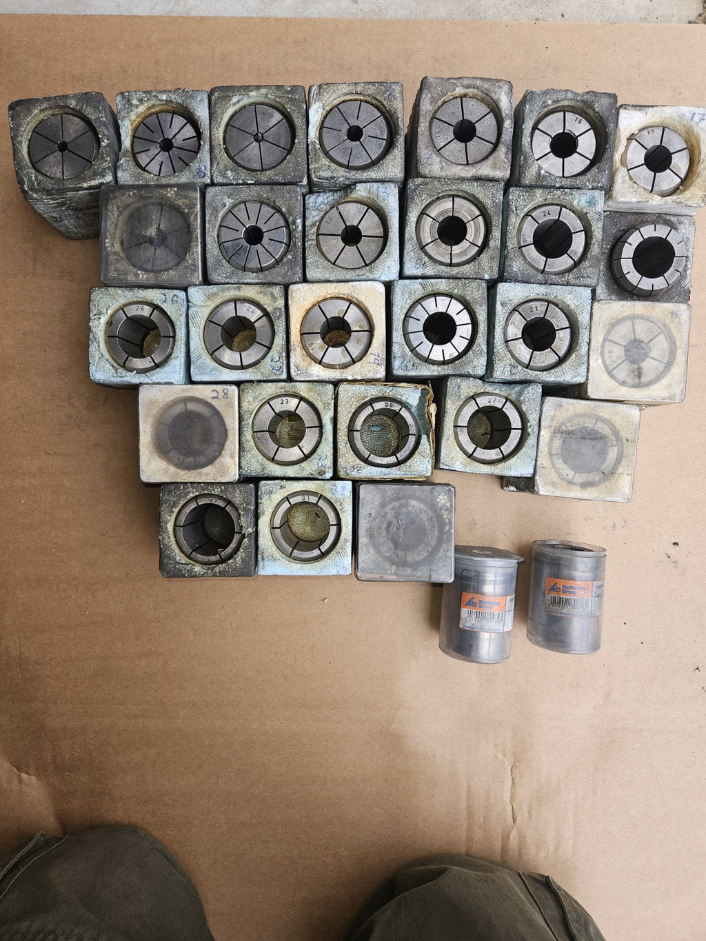29 Teile/PC Spannzangensatz 8mm-32mm, diverse Grössen Aus LAGERAUFLÖSUNG
