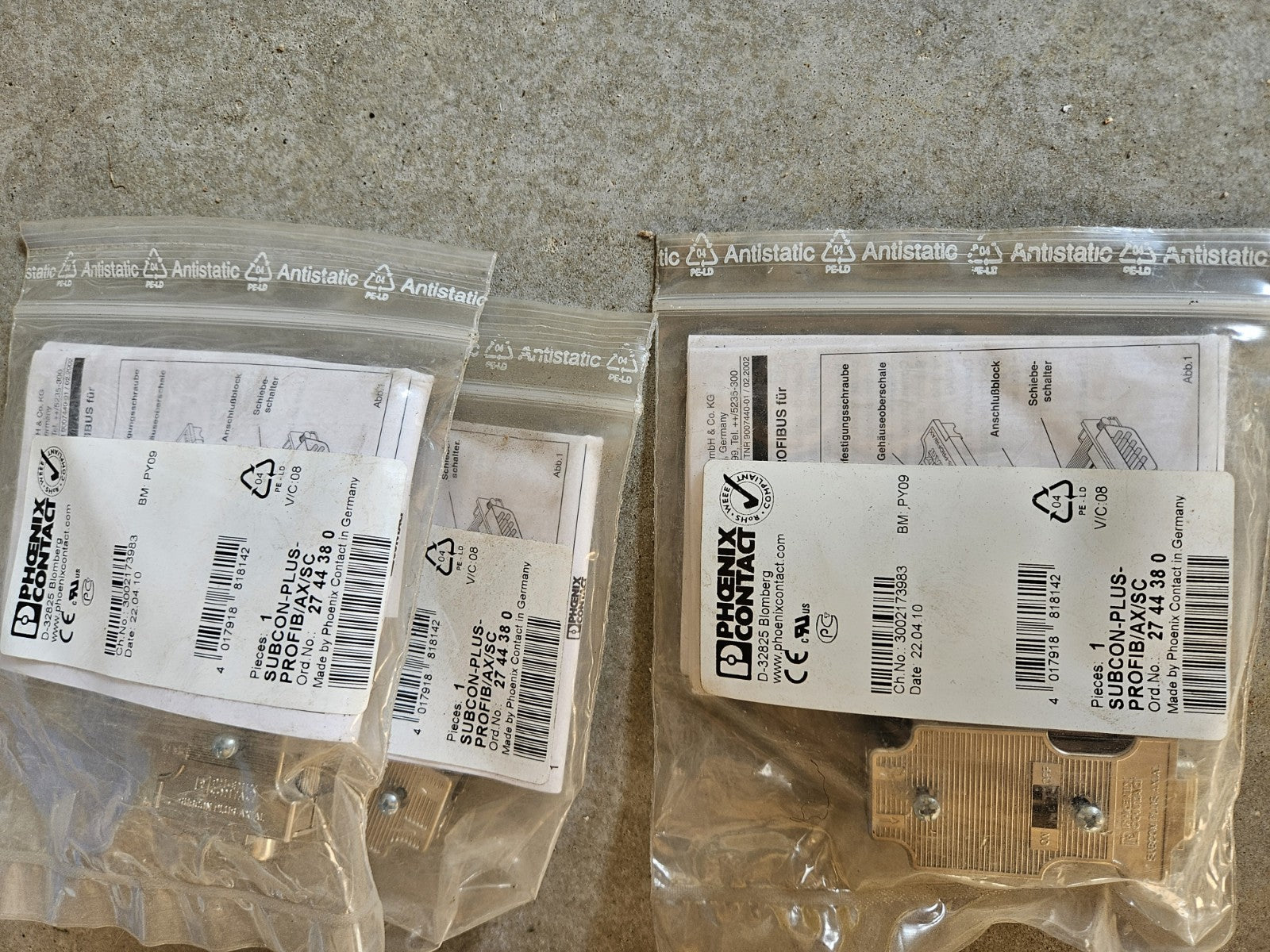 Phoenix Contact SUBCON-PLUS-PROFIB/AX/SC 2744380 Neu/OVP, NOS unused Sealed