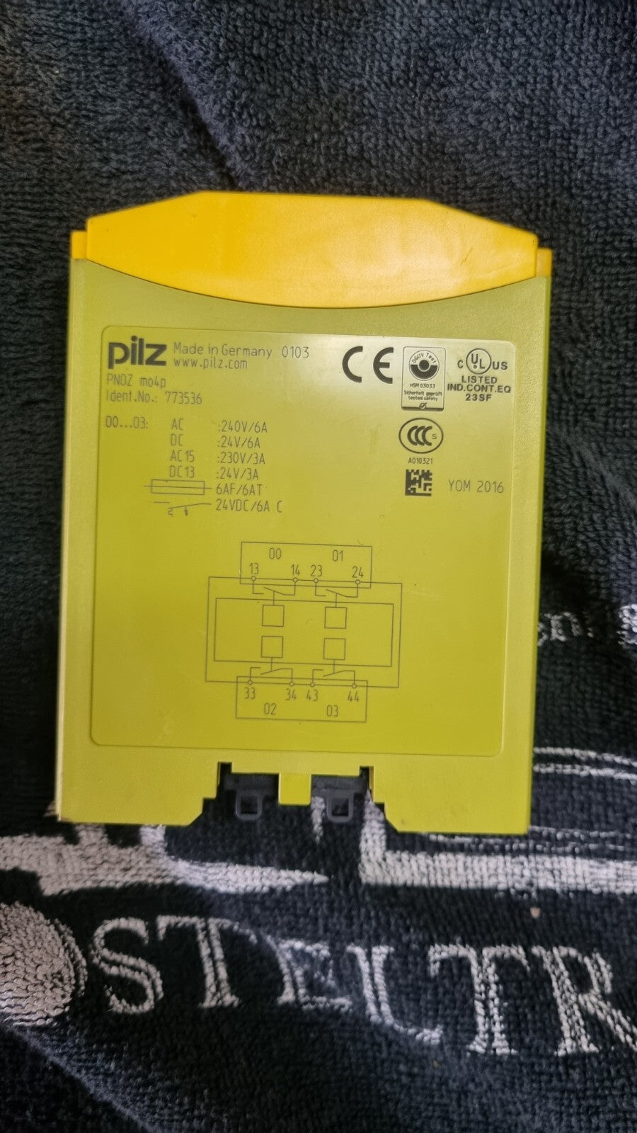 Sicherheits Safety module PILZ PNOZ mo4p PILZ 773536, neu, new