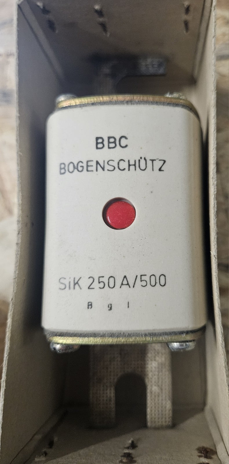 ABB/BBC Bogenschütz NH-Sicherung, fuse, SiK250A/500V, Neu/ovp Unused 