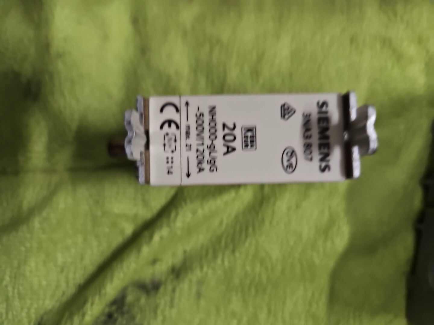 1x 3Stk. Siemens Sicherungseinsatz 3NA3 807 | 3NA3807 | 20A Neu/Ovp, New In Box