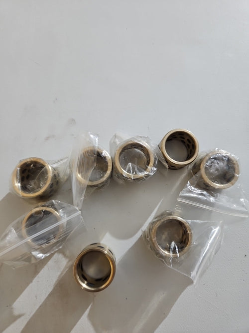 8x Graphit-Messing Gleitlager Selbstschmier Lager 25x20x25mm Buchsen Lagerbuchse