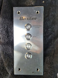 Baxter BiiON Stainless Steel Control Panel – 4 Piezo Push Buttons 40/60/80°C