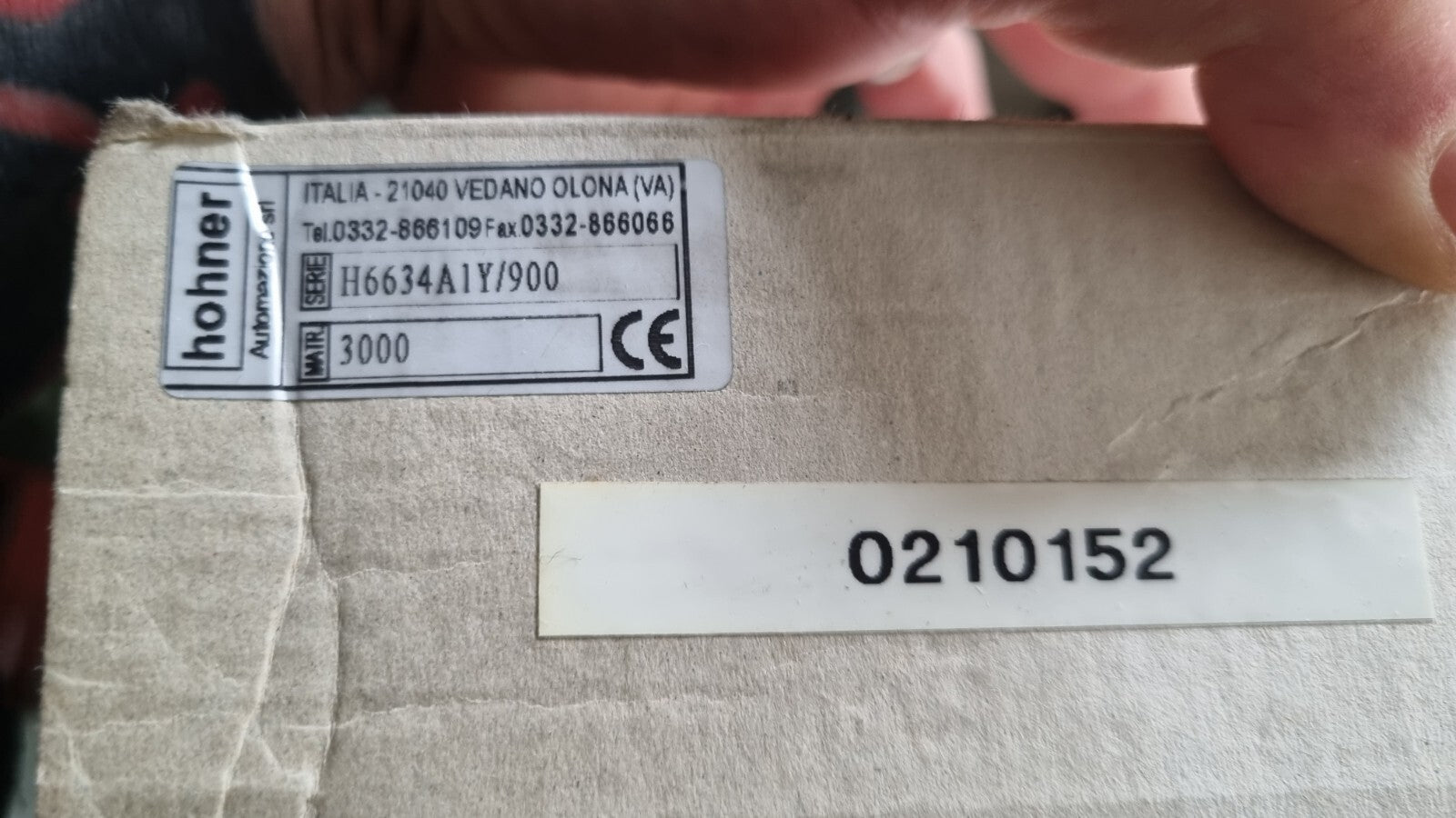 HOHNER Drehgeber SENSOR Sernr: H6634A1Y/900 Matnr.3000 neu/ovp, brandnew